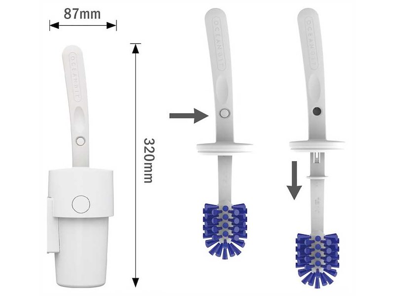Porta scopino WC Deluxe - Brush & Stow 