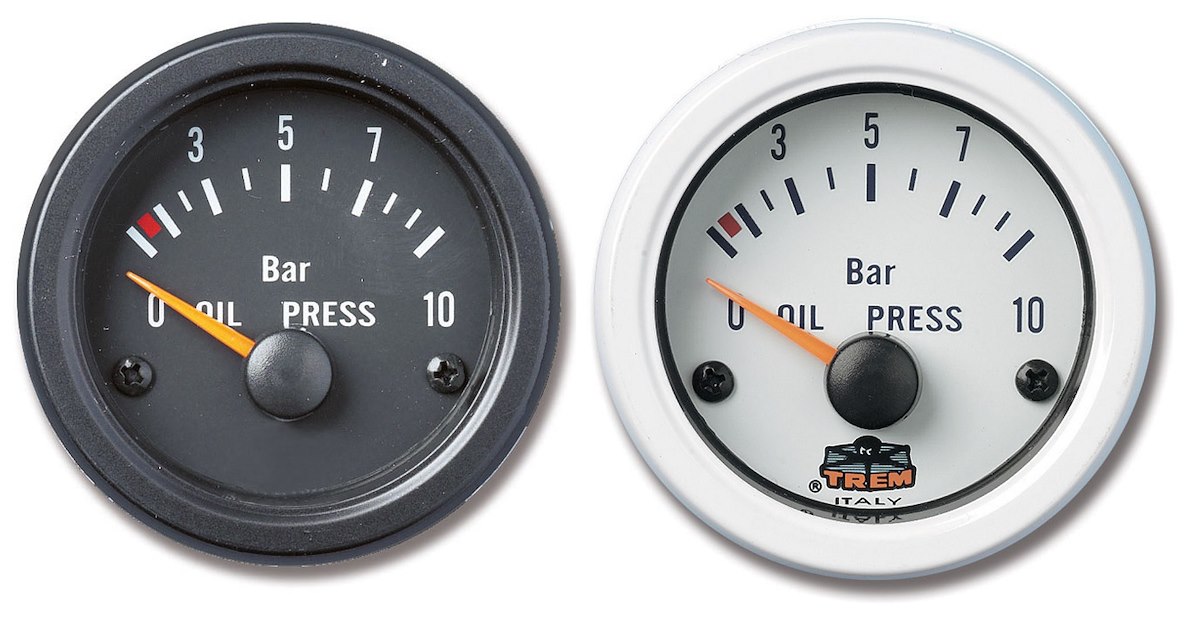 Kit 3 In 1 Manometro Pressione Olio Temperatura Acqua Voltmetro – Sensore 12V Per Auto E Moto, Lega In Alluminio E ABS, 190x79 Mm