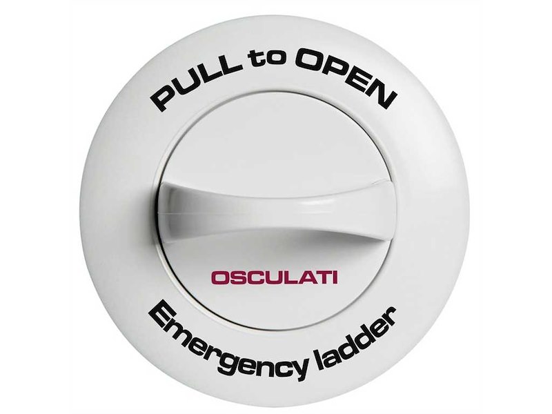 Scaletta di emergenza a 3 gradini da incasso