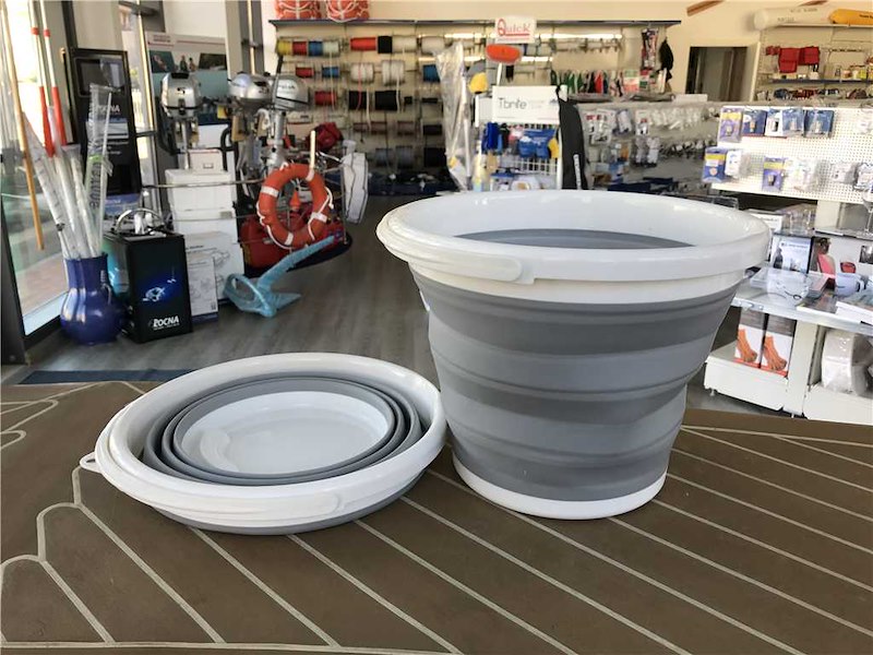 Secchio nautico pieghevole