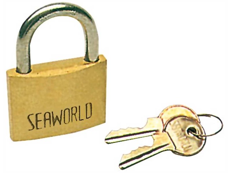 Lucchetti in bronzo marino e arco in acciaio inox