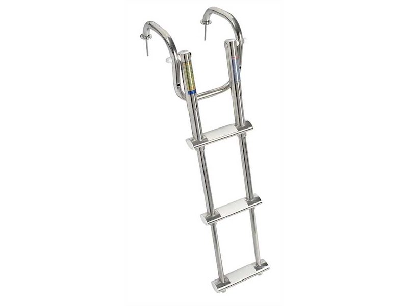 Scaletta telescopica supercompatta 3 gradini