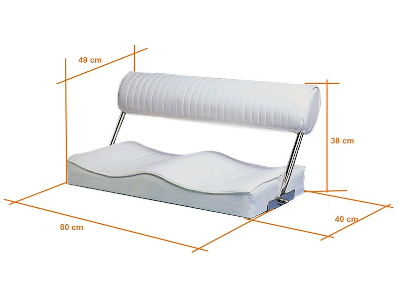 Sedile biposto - 80 x 40 -