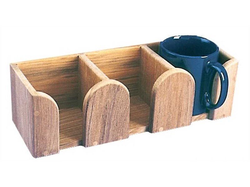 Portatazza o lattina Teak 