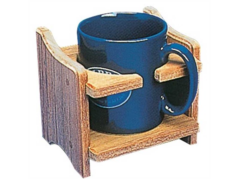 Portatazza o lattina Teak 