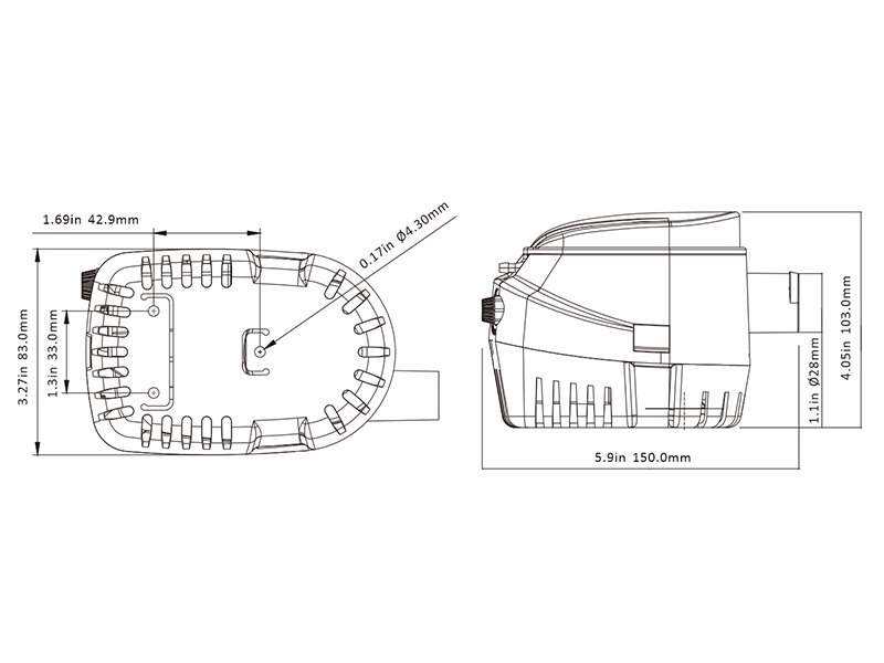 Pompa di sentina automatica Europump 