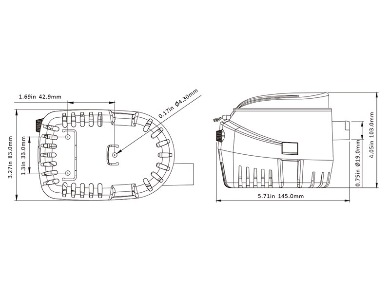 Pompa di sentina automatica Europump 