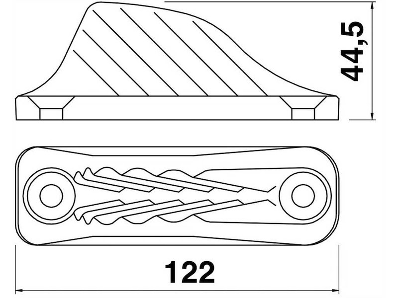 Strozzascotte CLAMCLEATS - 10/16 mm. .