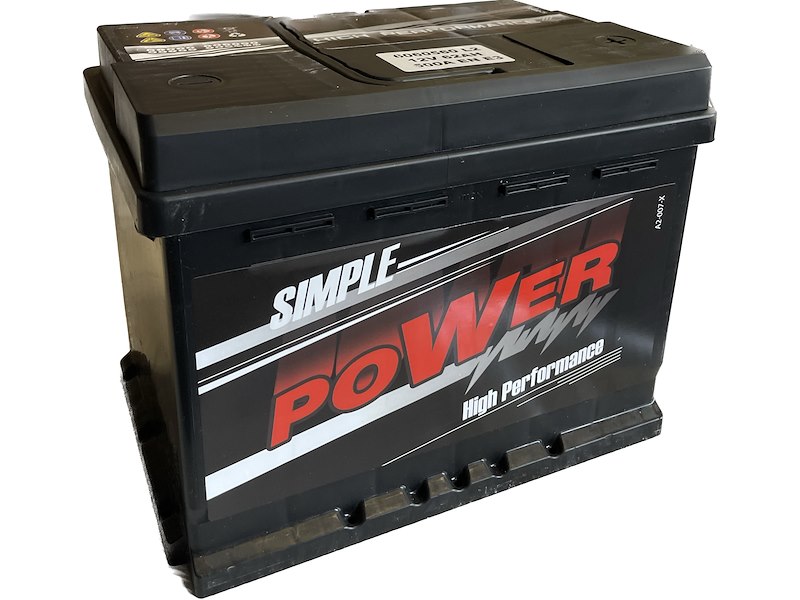 Batteria Simple Power by Saf Italy 62 Ah