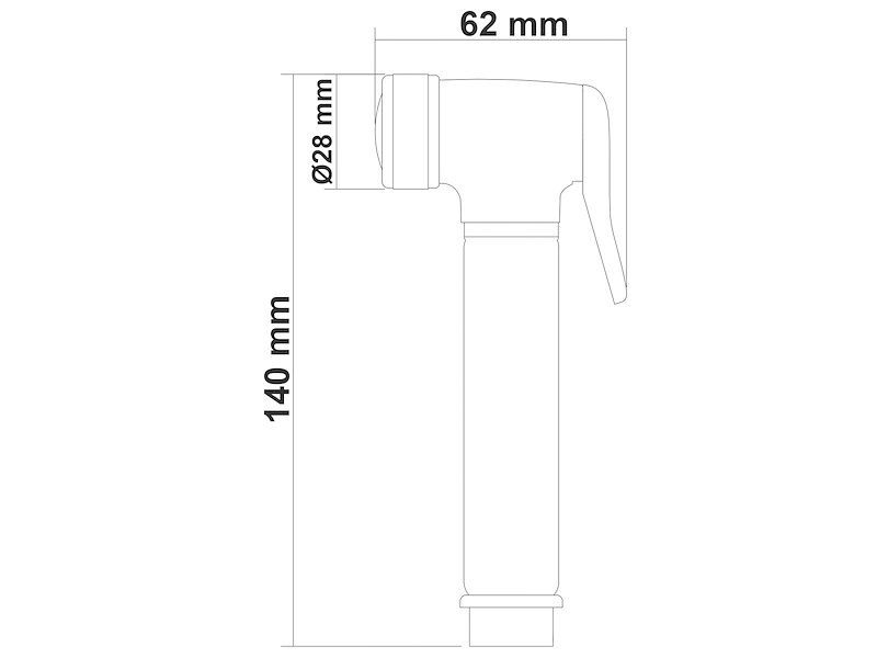 Doccetta Elegant in ottone cromato