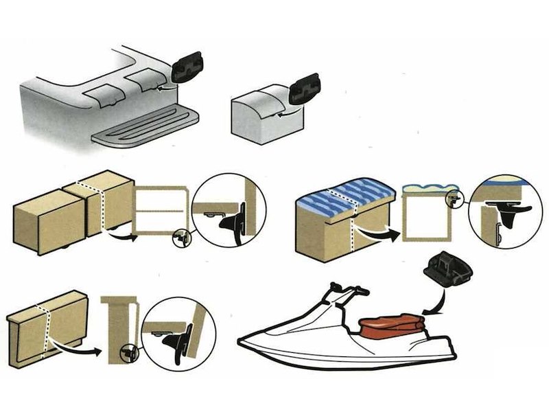 Chiusura a spinta Southco Parrot