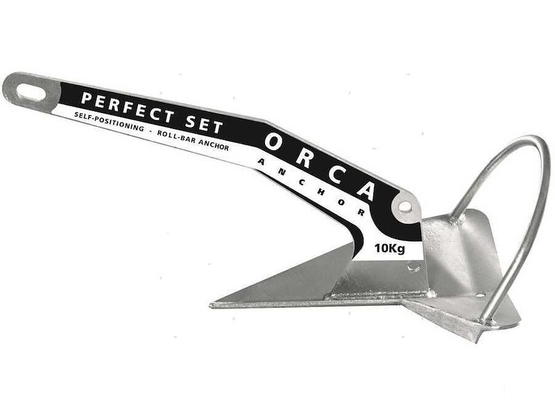 Ancora Orca in acciaio zincato 