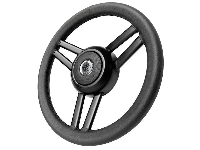 Volante nero " Fast "