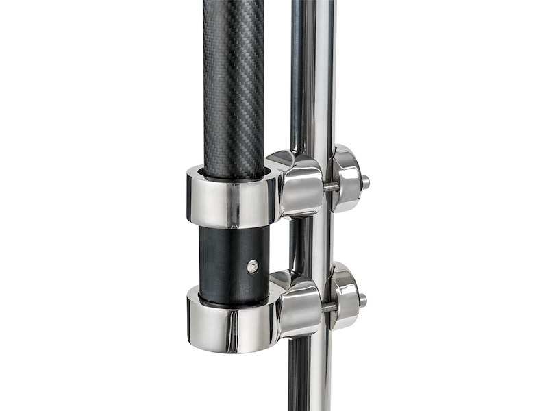 Boccola fissaggio su tubi per palo in carbonio Ø 38 mm