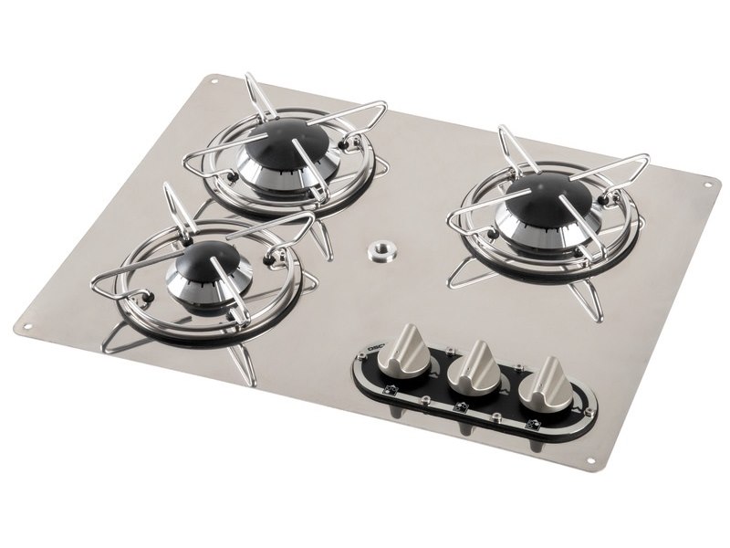 Fornello ad incasso in acciaio inox