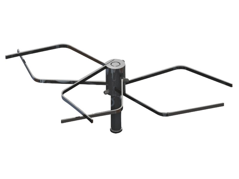 Piano cottura ad incasso acciaio inox 3 fuochi e fermapentole