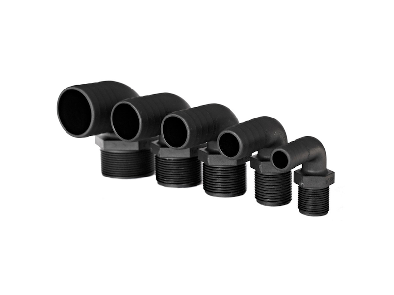 Portagomma filettato 90° Trudesign