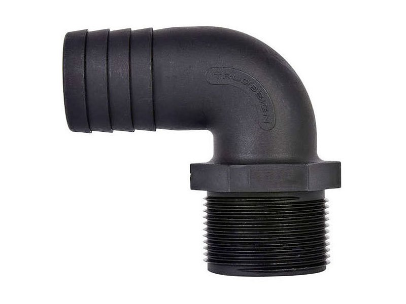 Portagomma filettato 90° Trudesign