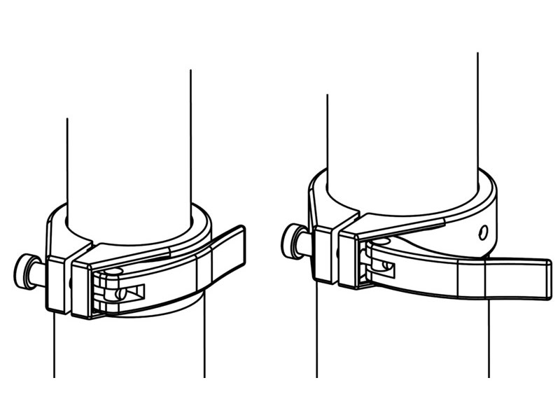 Gamba tavolo Heavy Duty Giant Nera