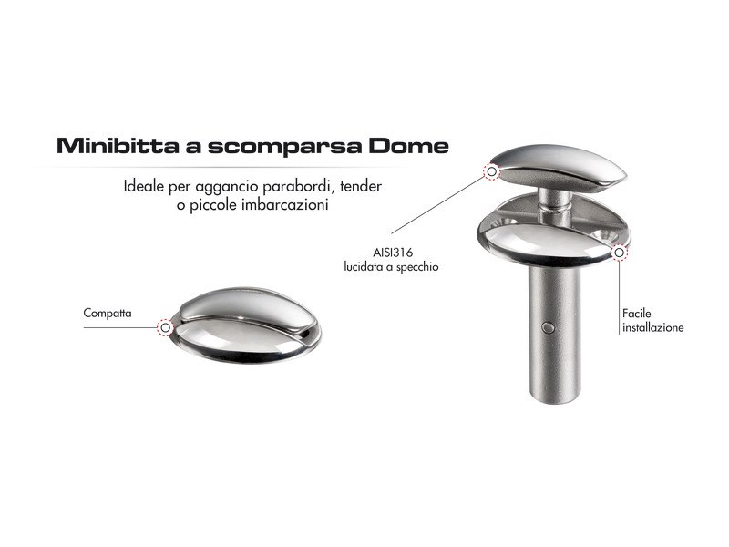  Minibitta a scomparsa Dome