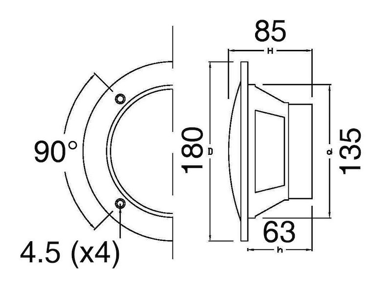 Coppia altoparlanti stagni 150 Watt