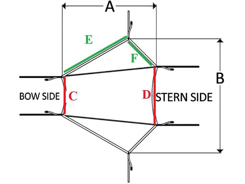 Tendalino di estensione anteriore per T-Top Grigio