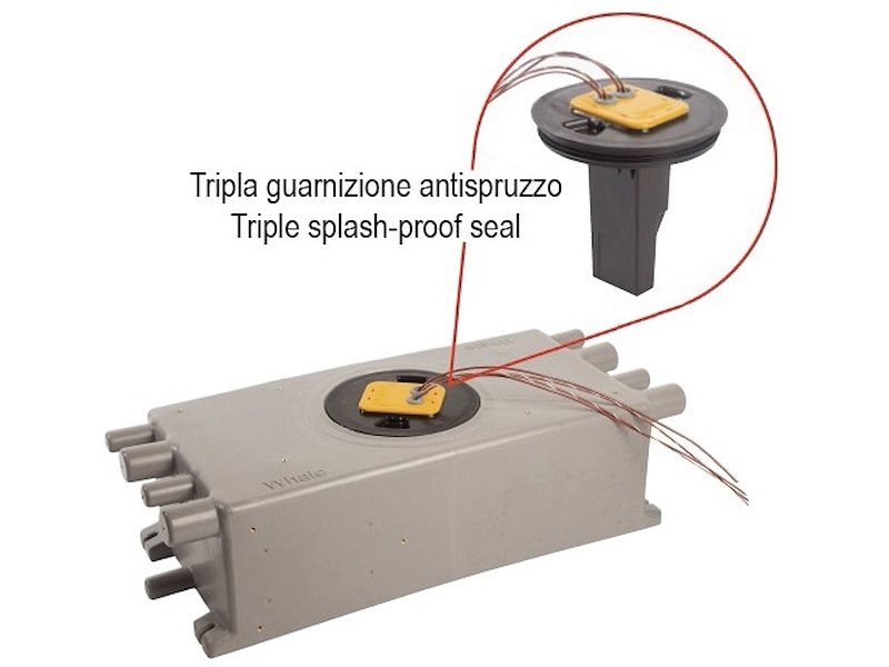 Pozzetto di raccolta acque grigie WHALE con sensore IC integrato