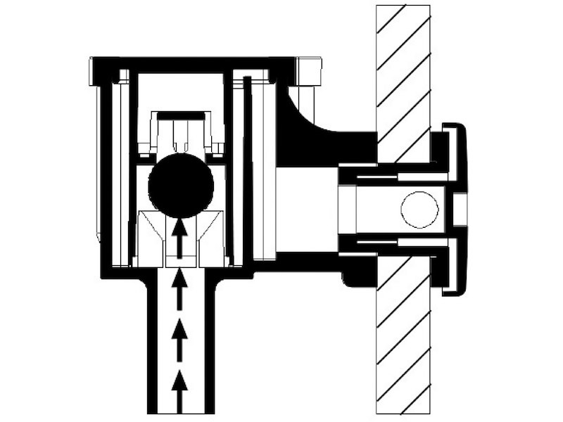 Sfiato carburante con trappola anti-reflusso Fuel-Lock