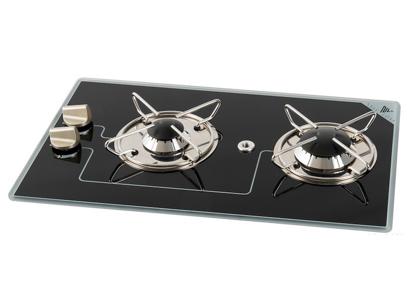 Piano a gas in vetro cristallo