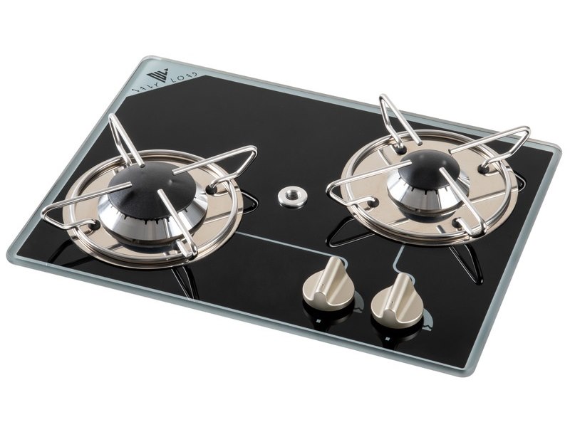 Piano a gas in vetro cristallo