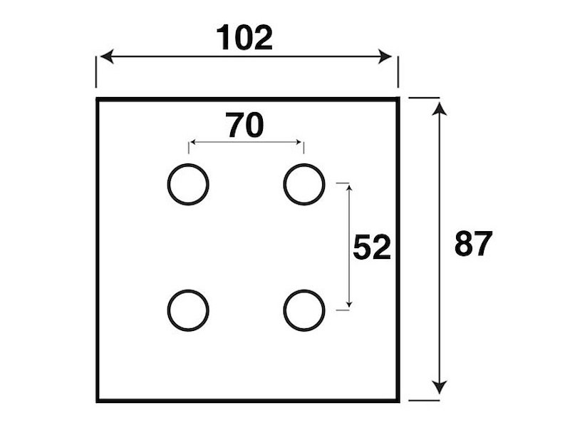 Supporto per il montaggio della passerella