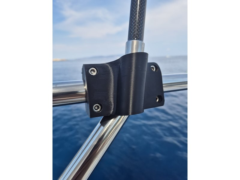 Pali in fibra per ombra a prua