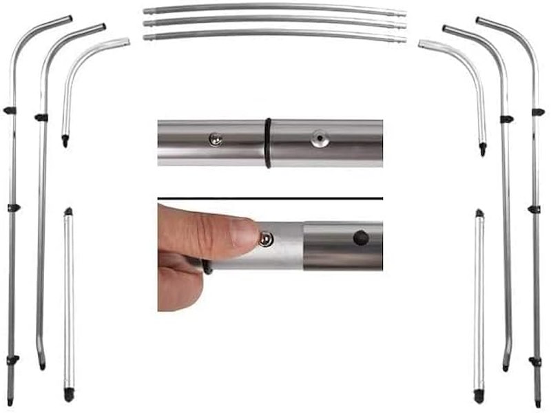 Capottina parasole Oceansouth 4 archi Blu