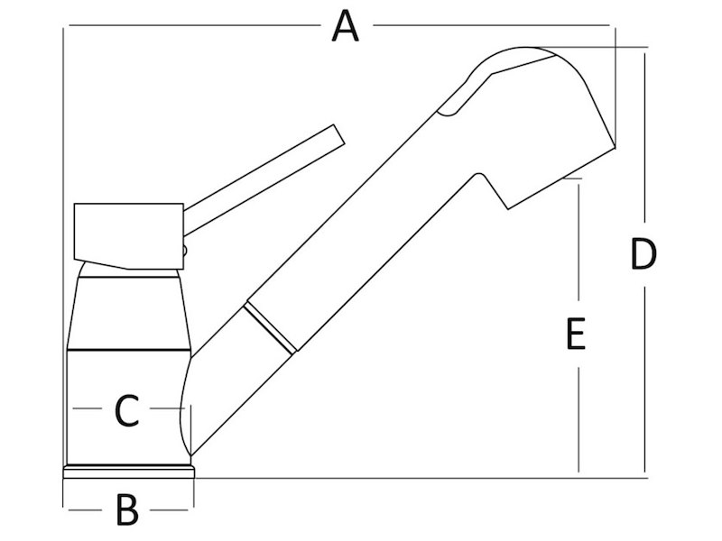 Miscelatore ceramico girevole Diana 