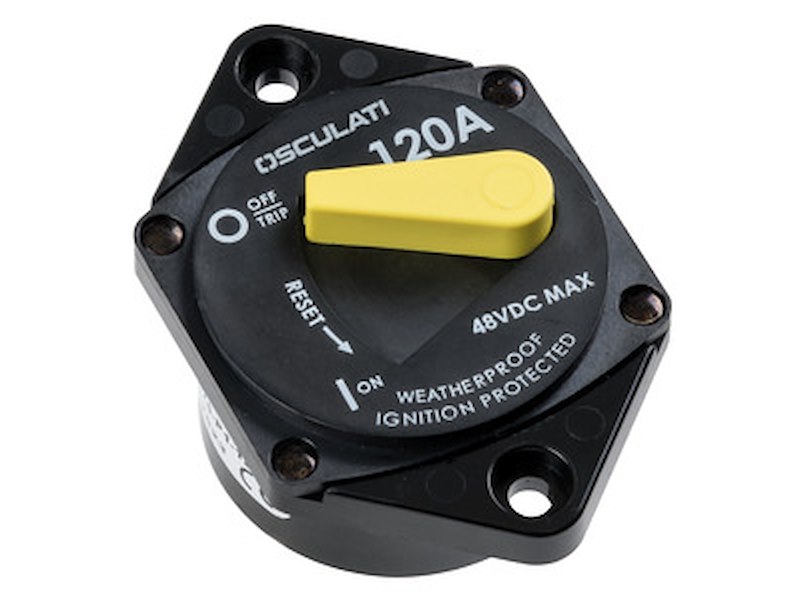 Interruttore termico di protezione per verricelli ed eliche