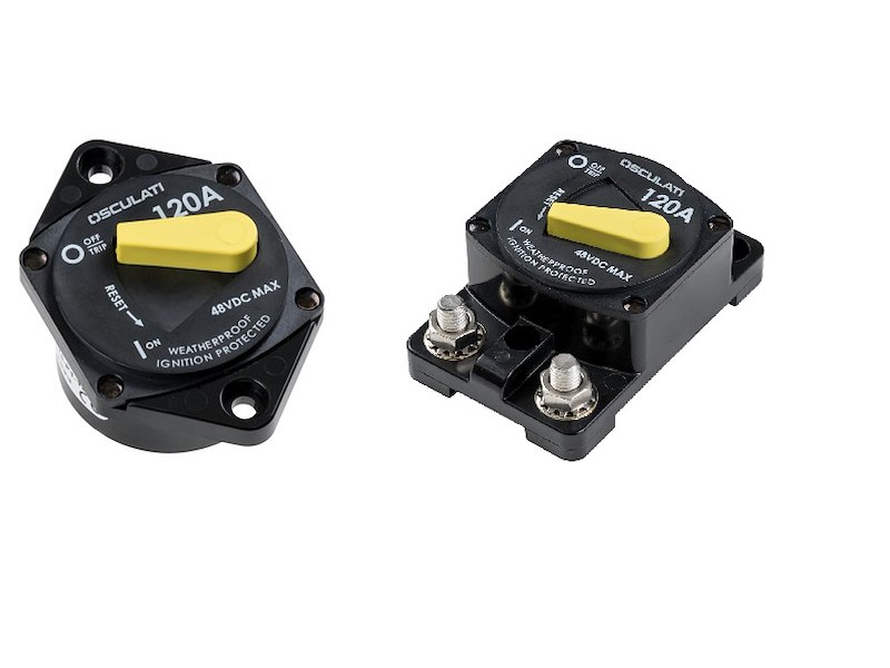 Interruttore termico di protezione per verricelli ed eliche