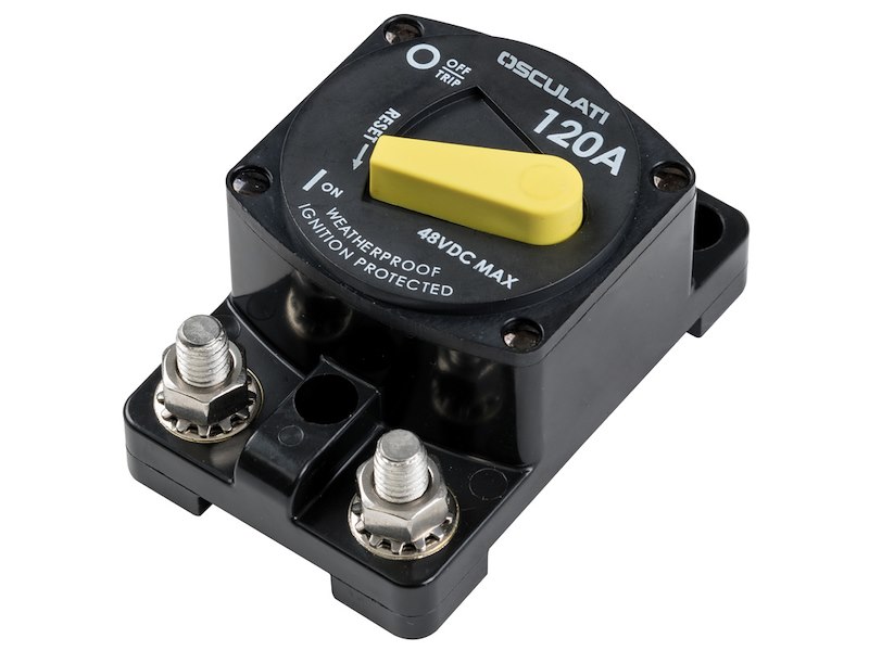 Interruttore termico di protezione per verricelli ed eliche