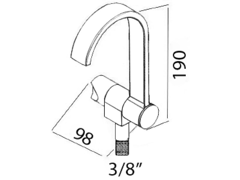 Rubinetto Style Serie Black 