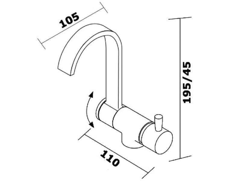 Rubinetto Style Serie Black 