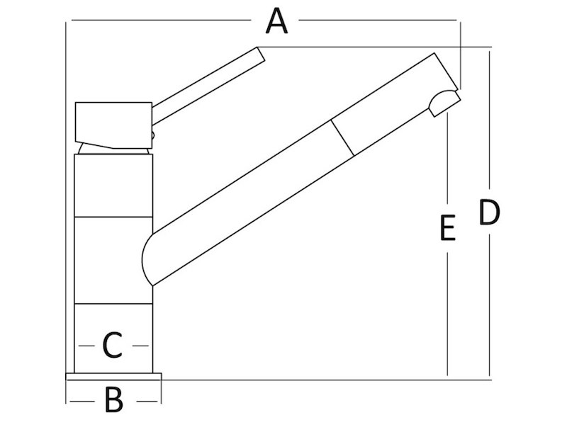 Miscelatore ceramico girevole Diana