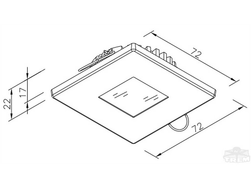 Plafoniere a LED da incasso Aurora