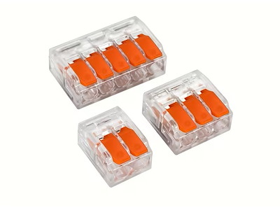 Kit connettori elettrici a scatto - 41 pz -
