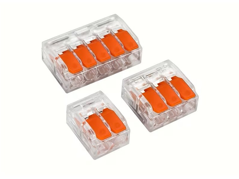 Kit connettori elettrici a scatto - 41 pz -