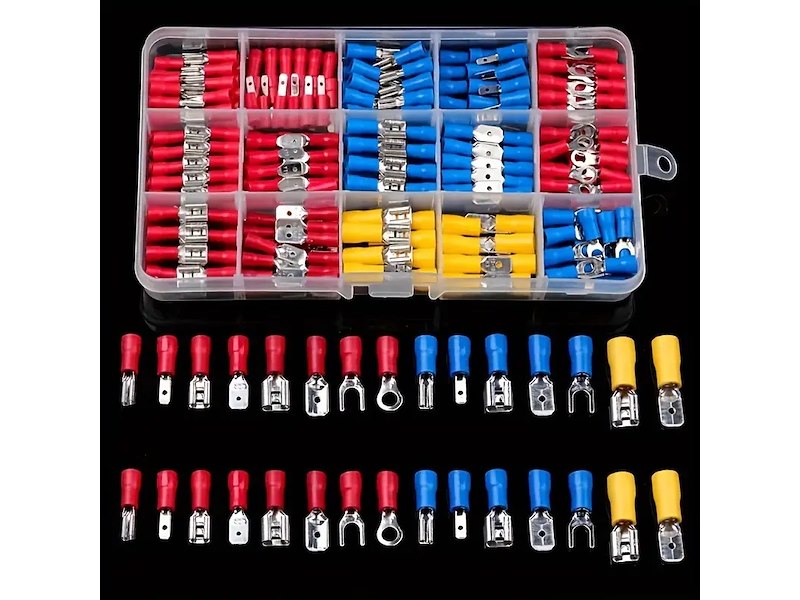 Kit connettori e faston - 280 pz -