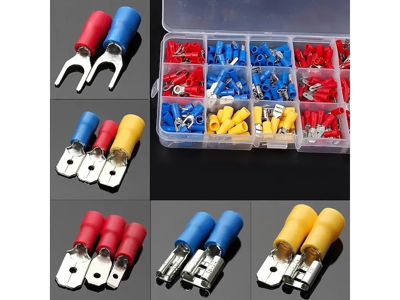 Kit connettori e faston - 280 pz -