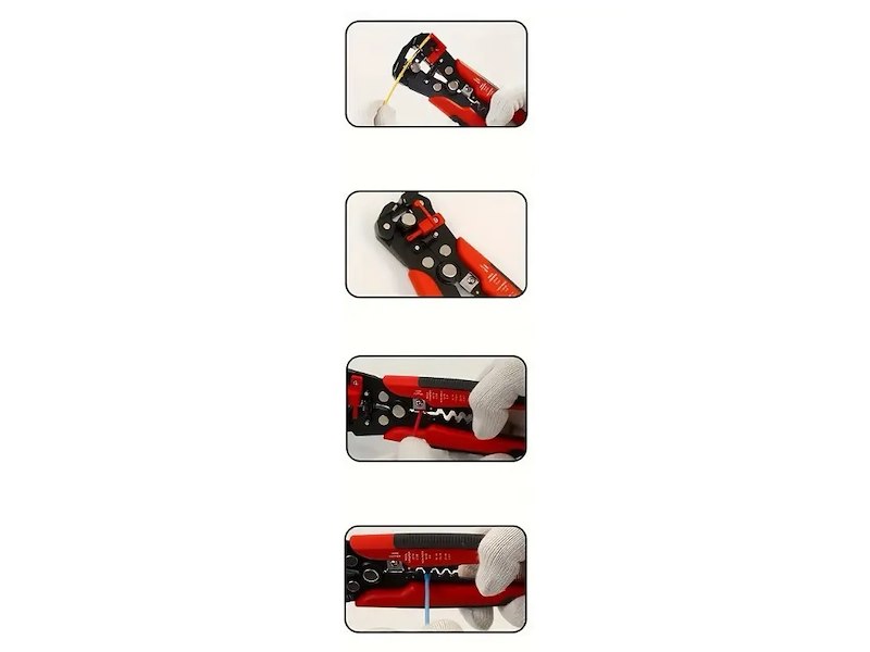 Pinza Spelafili Crimpatura e Taglio