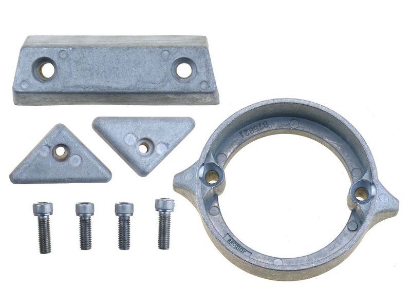 Kit anodi alluminio Volvo 290 Duo Prop