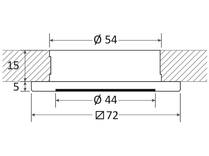 Plafoniera LED ad incasso ridotto Propus dimmerabile