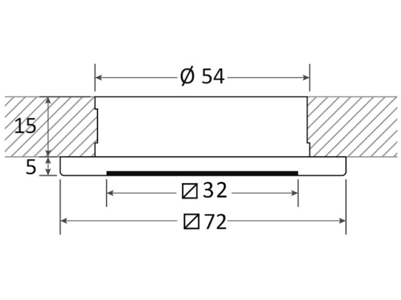 Plafoniera LED ad incasso ridotto Bos dimmerabile