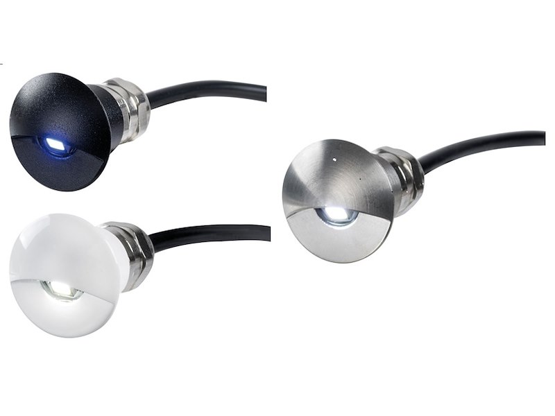 Luci di cortesia LED ultracompatto - look minimalista - verso il basso